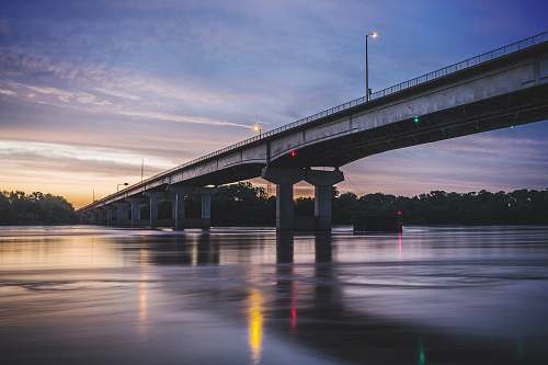 fort smith gray concrete bridge united states